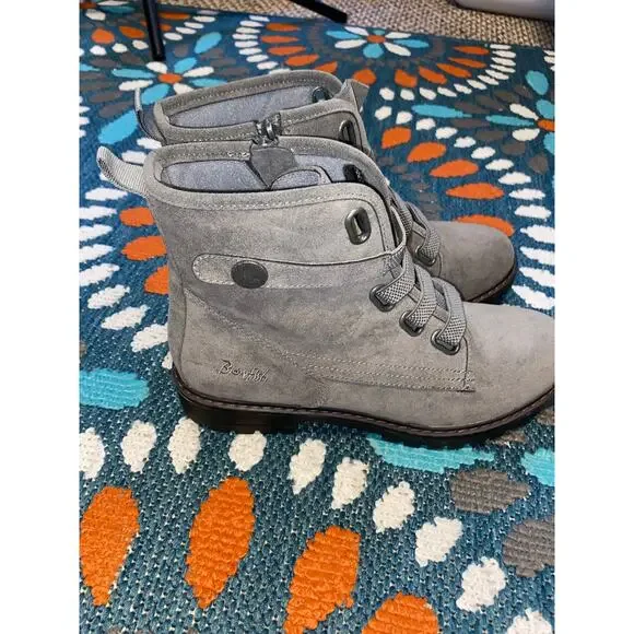 Blowfish Malibu Gray Combat Boots – Size 8.5 - Picture 5 of 11